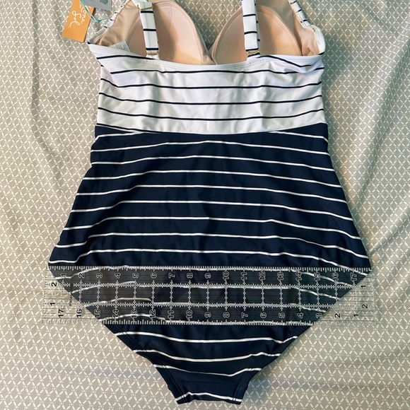 Kona Sol Women’s One Piece Swimsuit Bathing Suit size L Large 12-14 - Picture 6 of 7